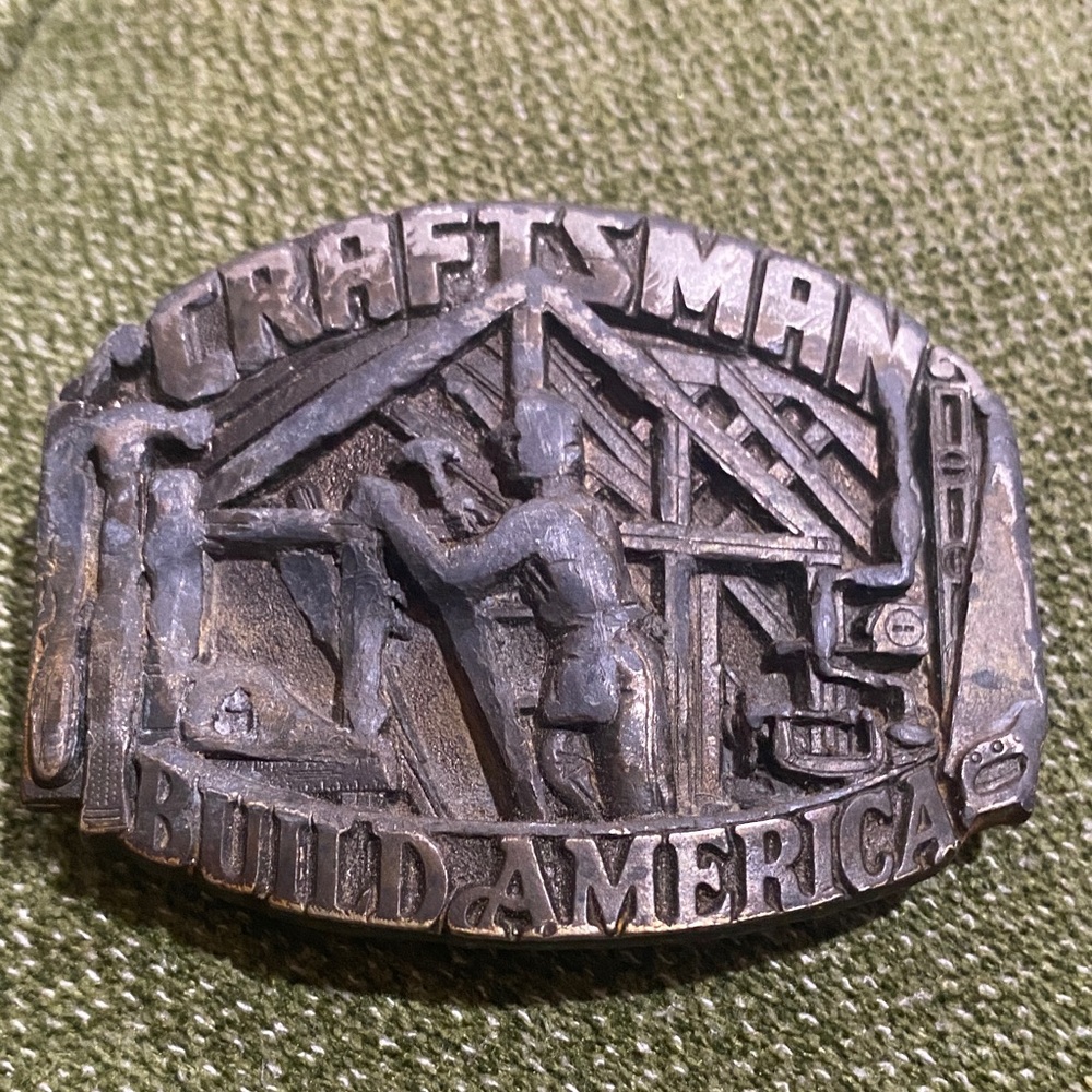 Vintage craftsman belt buckle